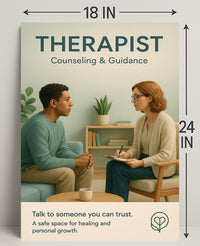 Therapist Counseling Guidance Poster PosterGoat