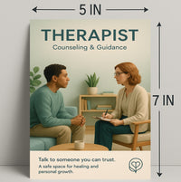 Therapist Counseling Guidance Poster PosterGoat