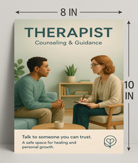 Therapist Counseling Guidance Poster PosterGoat