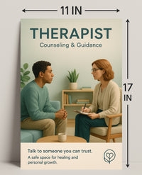 Therapist Counseling Guidance Poster PosterGoat
