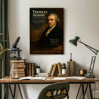 Thomas Adams A Visionary Leader Poster PosterGoat