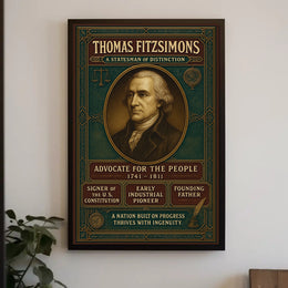 Thomas Fitzsimons A Statesman Of Poster PosterGoat