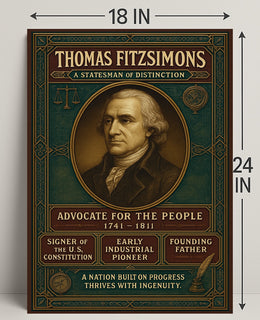 Thomas Fitzsimons A Statesman Of Poster PosterGoat