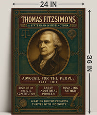 Thomas Fitzsimons A Statesman Of Poster PosterGoat