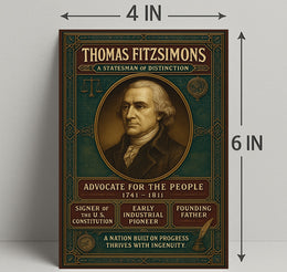 Thomas Fitzsimons A Statesman Of Poster PosterGoat