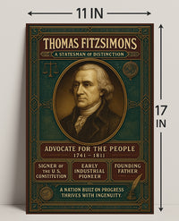 Thomas Fitzsimons A Statesman Of Poster PosterGoat