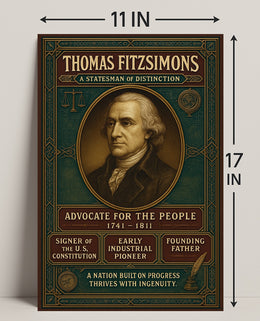 Thomas Fitzsimons A Statesman Of Poster PosterGoat
