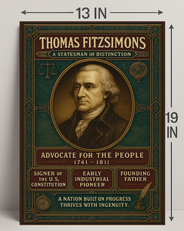 Thomas Fitzsimons A Statesman Of Poster PosterGoat