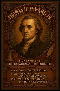 Thomas Heyward Jr. Signer Of The Poster PosterGoat