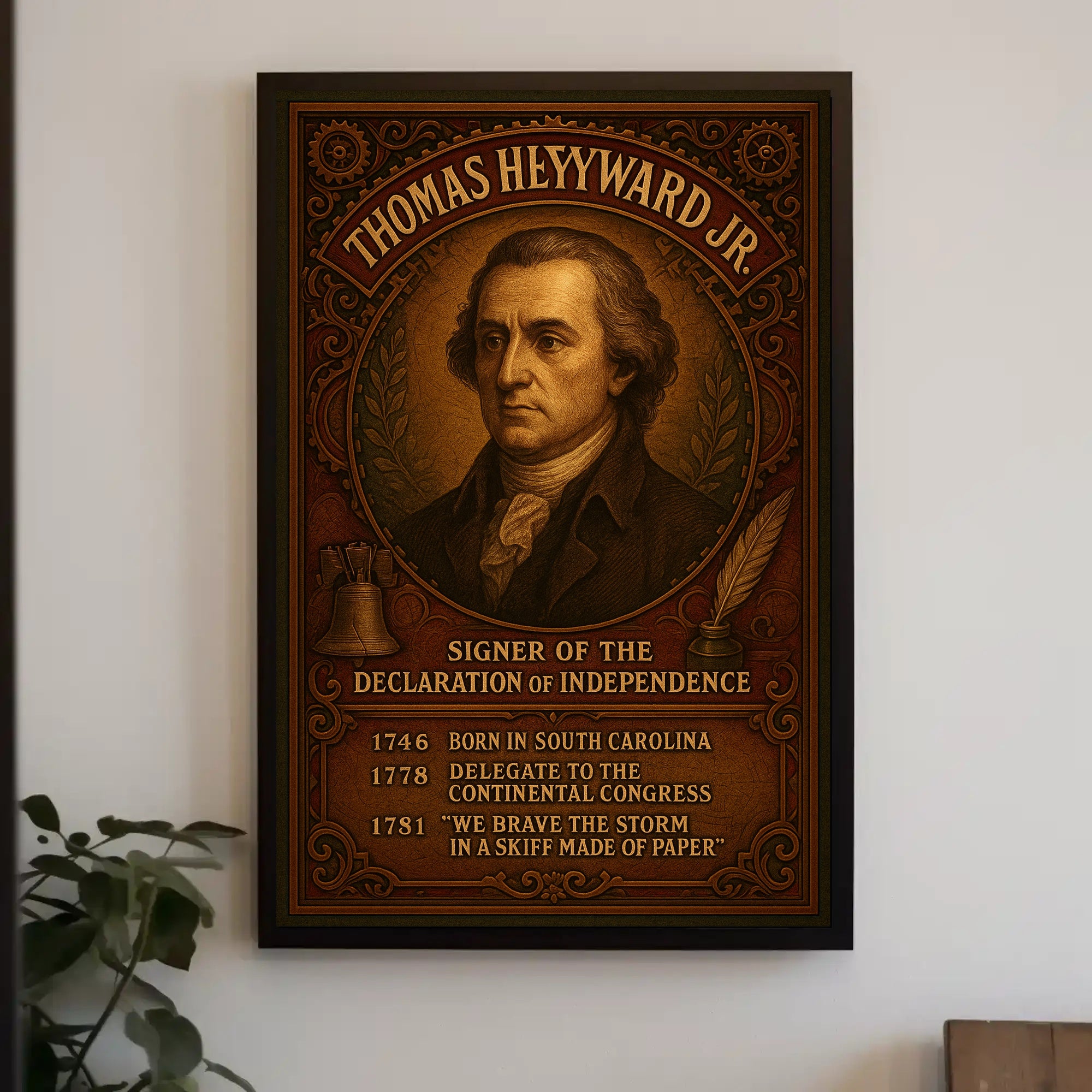 Thomas Heyward Jr. Signer Of The Poster PosterGoat