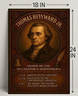 Thomas Heyward Jr. Signer Of The Poster PosterGoat