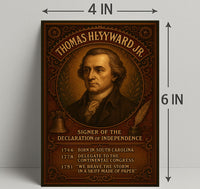 Thomas Heyward Jr. Signer Of The Poster PosterGoat