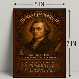 Thomas Heyward Jr. Signer Of The Poster PosterGoat