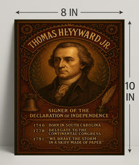 Thomas Heyward Jr. Signer Of The Poster PosterGoat