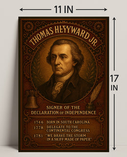 Thomas Heyward Jr. Signer Of The Poster PosterGoat