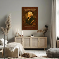 Thomas Jefferson 3rd President Wall Art Print PosterGoat