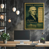 Thomas Jefferson Architect of Democracy Poster PosterGoat