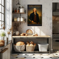 Thomas Jefferson Visionary Leader Poster PosterGoat