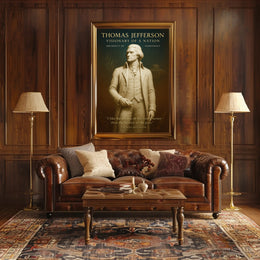 Thomas Jefferson Visionary of a Nation Poster PosterGoat