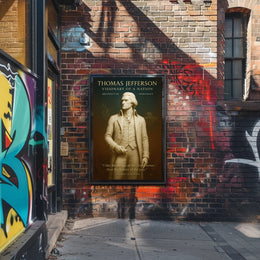 Thomas Jefferson Visionary of a Nation Poster PosterGoat