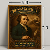Thomas Lynch Jr. Signer Of The Poster PosterGoat
