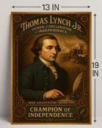 Thomas Lynch Jr. Signer Of The Poster PosterGoat