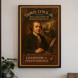 Thomas Lynch Jr. Signer Of The Poster PosterGoat