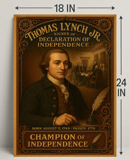 Thomas Lynch Jr. Signer Of The Poster PosterGoat