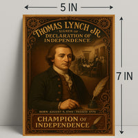 Thomas Lynch Jr. Signer Of The Poster PosterGoat