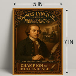 Thomas Lynch Jr. Signer Of The Poster PosterGoat