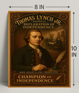 Thomas Lynch Jr. Signer Of The Poster PosterGoat
