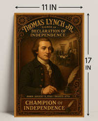 Thomas Lynch Jr. Signer Of The Poster PosterGoat