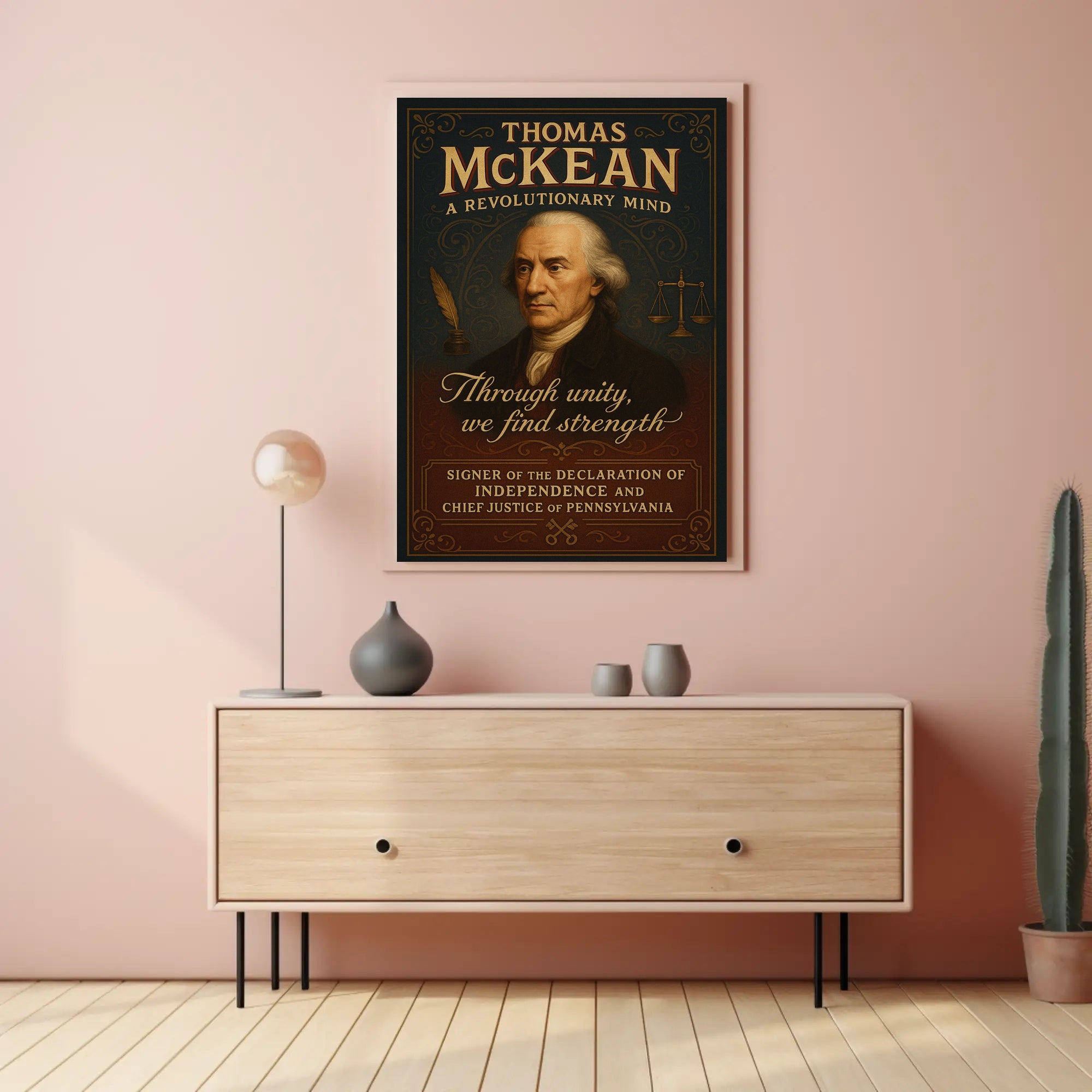Thomas Mckean A Revolutionary Mind Poster PosterGoat