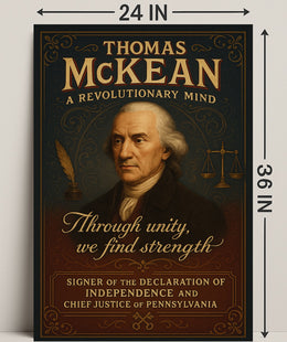 Thomas Mckean A Revolutionary Mind Poster PosterGoat