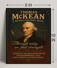 Thomas Mckean A Revolutionary Mind Poster PosterGoat