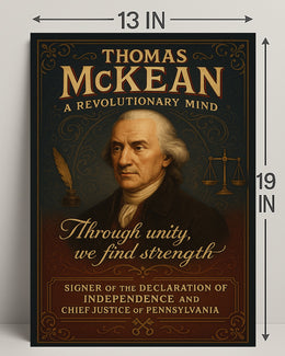 Thomas Mckean A Revolutionary Mind Poster PosterGoat