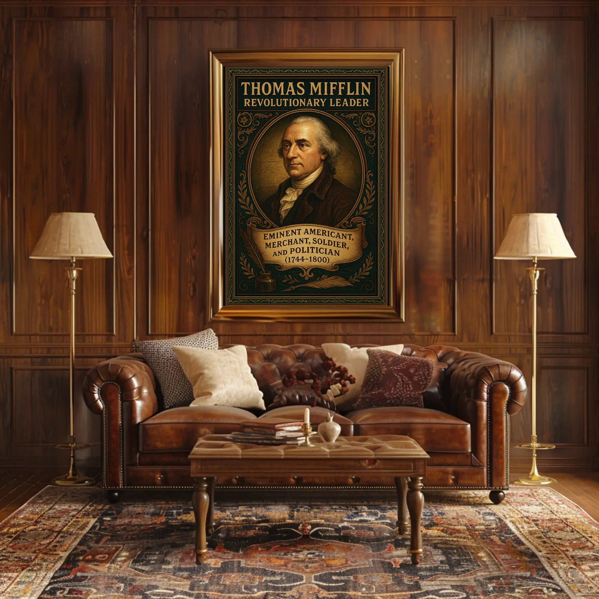 Thomas Mifflin Revolutionary Leader Poster PosterGoat