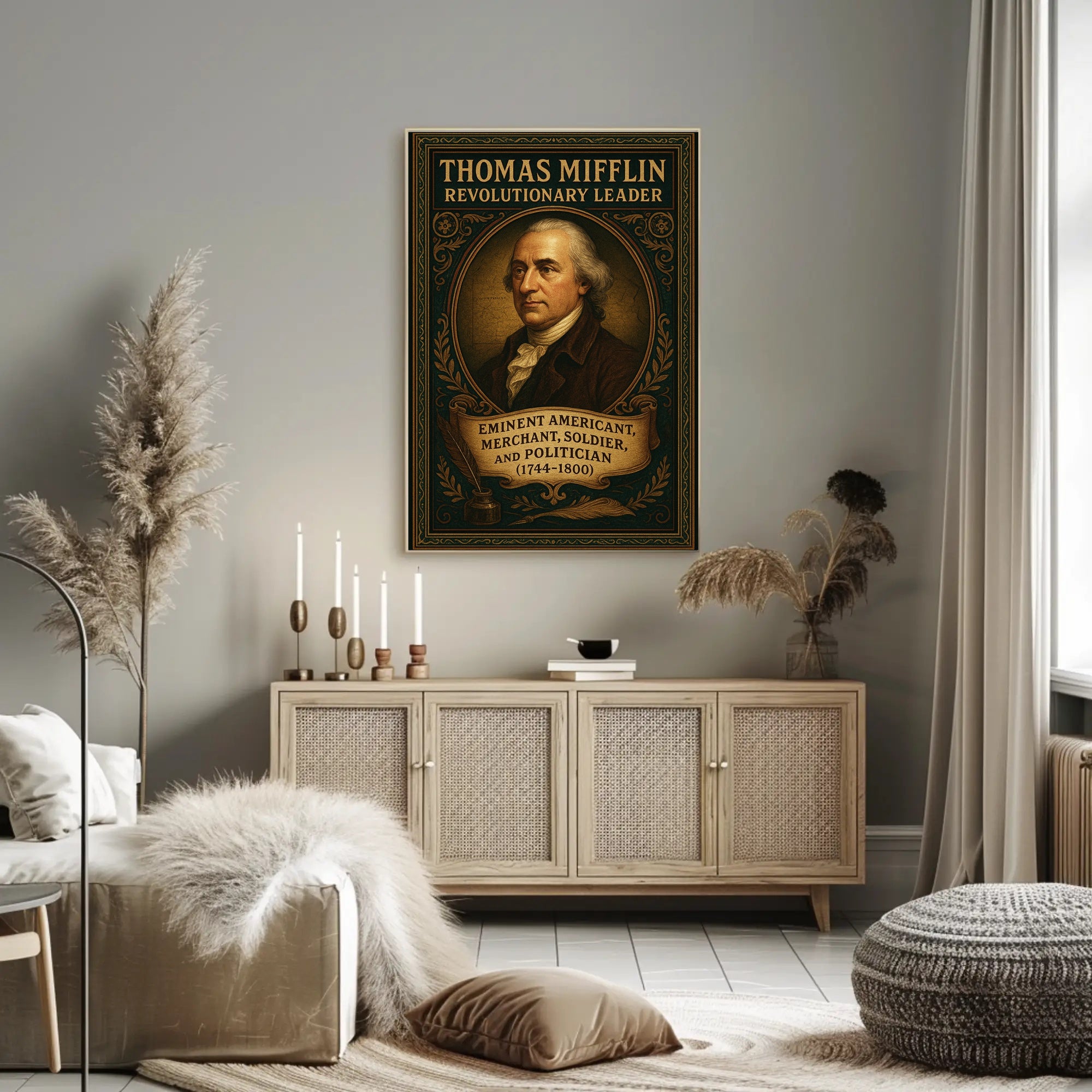 Thomas Mifflin Revolutionary Leader Poster PosterGoat