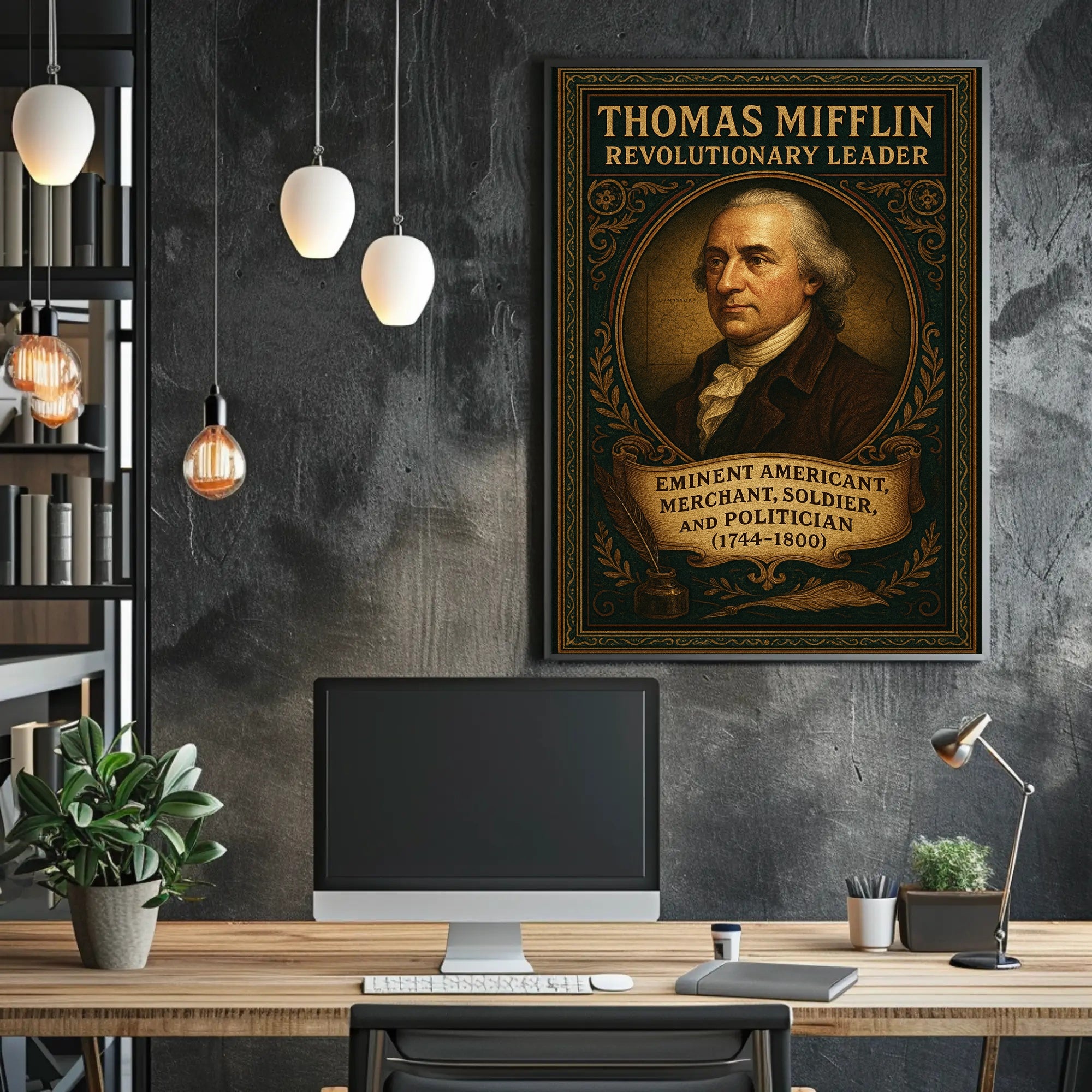 Thomas Mifflin Revolutionary Leader Poster PosterGoat