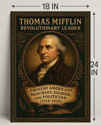 Thomas Mifflin Revolutionary Leader Poster PosterGoat