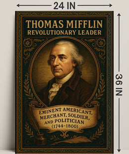 Thomas Mifflin Revolutionary Leader Poster PosterGoat