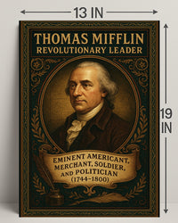 Thomas Mifflin Revolutionary Leader Poster PosterGoat