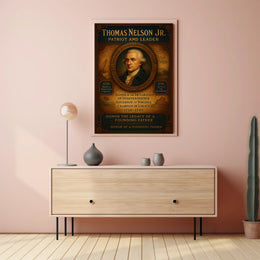 Thomas Nelson Jr. Patriot And Leader Poster PosterGoat