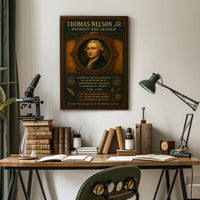 Thomas Nelson Jr. Patriot And Leader Poster PosterGoat