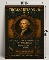 Thomas Nelson Jr. Patriot And Leader Poster PosterGoat