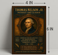 Thomas Nelson Jr. Patriot And Leader Poster PosterGoat