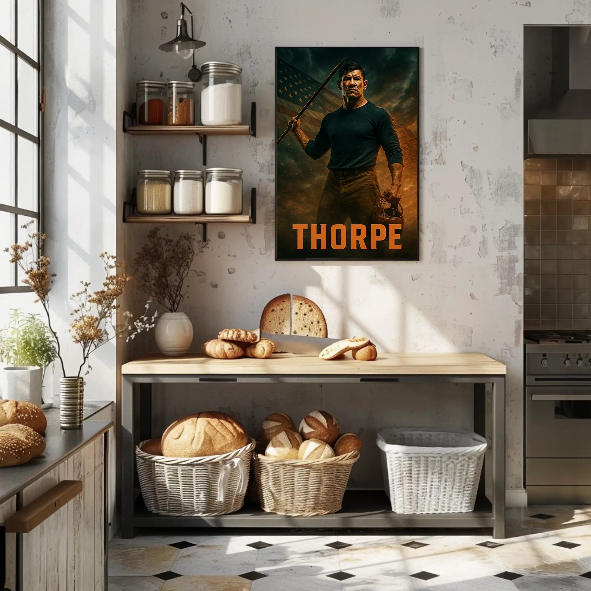 Thorpe A Legacy Of Strength Poster PosterGoat