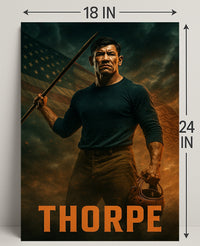 Thorpe A Legacy Of Strength Poster PosterGoat