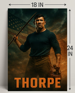 Thorpe A Legacy Of Strength Poster PosterGoat