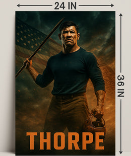 Thorpe A Legacy Of Strength Poster PosterGoat